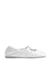 Loewe Pebble Soft Ballet Flats In Laminated Lamb Nappa Leather In Multi