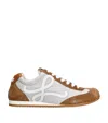 Loewe Ballet Runner 2.0 In Nylon And Calfskin In Brown
