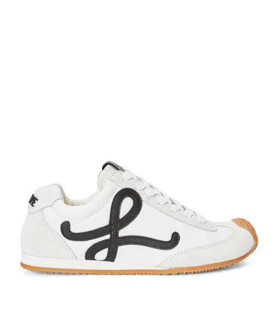 Loewe Ballet Runner 2.0 Nylon And Suede Sneakers In Gray