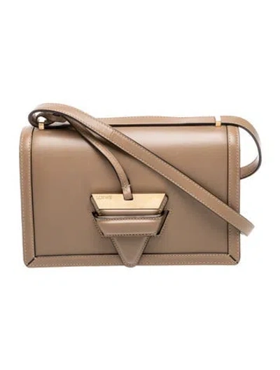 Pre-owned Loewe Leather Barcelona In Brown