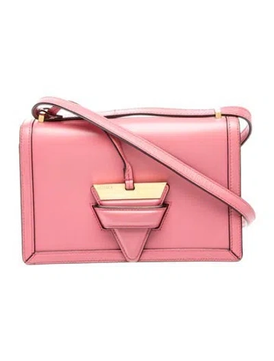 Pre-owned Loewe Leather Barcelona In Pink