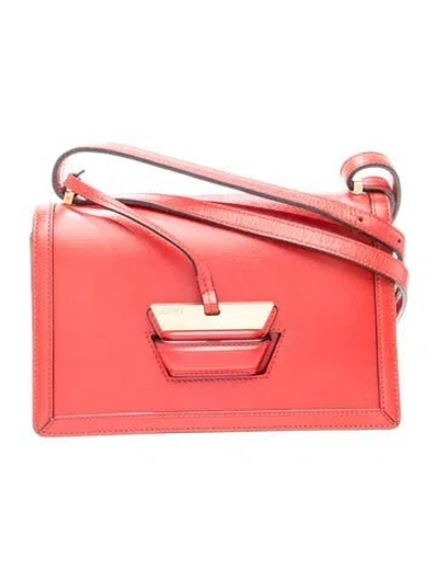 Pre-owned Loewe Leather Barcelona In Red