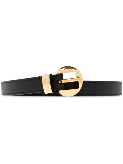 Loewe Leather Belt In Black