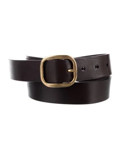 Pre-owned Loewe Leather Belt In Brown