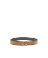 Loewe Leather Belt In Brown