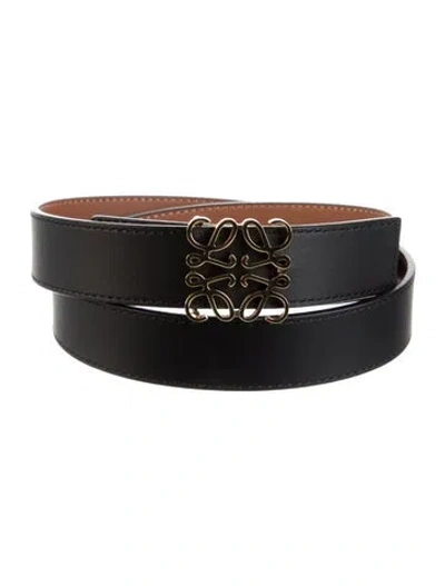 Pre-owned Loewe Leather Belt In Brown