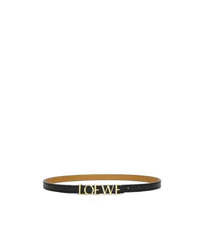 Loewe Leather Belt In Brown