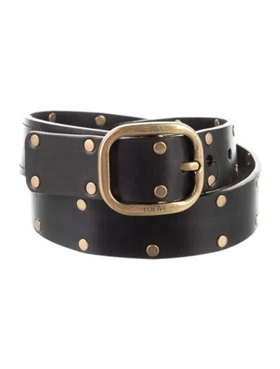 Pre-owned Loewe Leather Belt W/ Tags In Multi