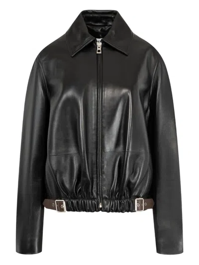 LOEWE Loewe Leather Belted Jacket