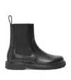 Loewe Blaze Leather Chelsea Boots In Black