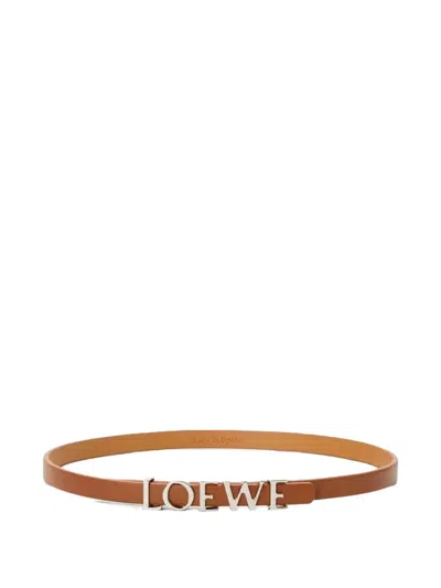 Loewe Double Layer Bracelet In Brown