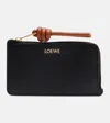 Loewe Leather Card Case In Black