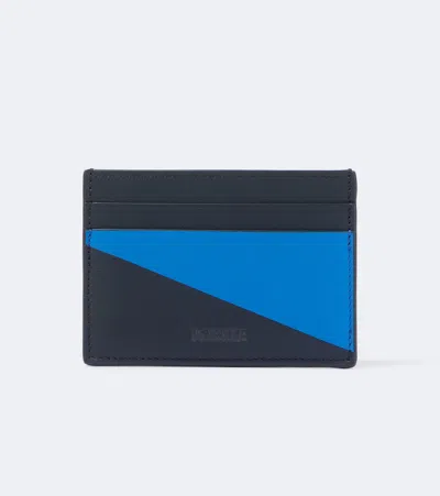 Loewe Leather Card Holder In Blue