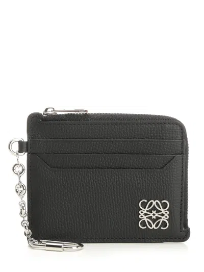 Loewe Leather Card Holder Small Leather Goods Black