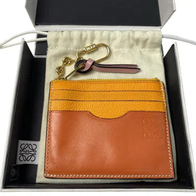 Pre-owned Loewe Leather Coin Purse/coin Case ()