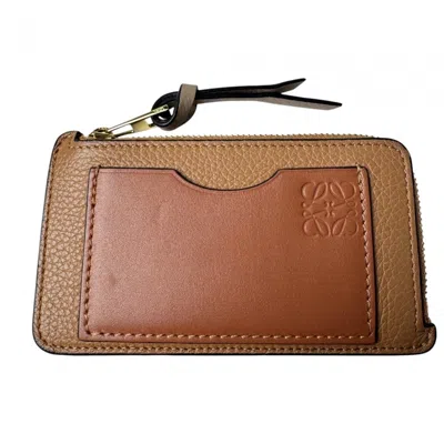 Pre-owned Loewe Leather Coin Purse/coin Case ()