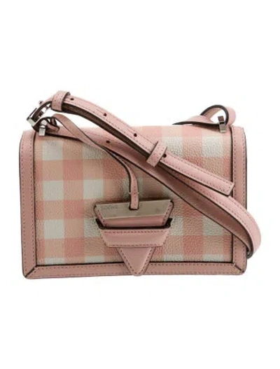 Pre-owned Loewe Leather Crossbody Bag In Pink
