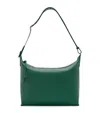 Loewe Leather Cubi Shoulder Bag In Green
