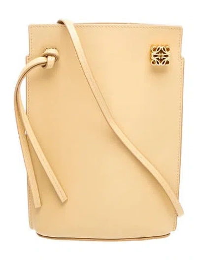 Pre-owned Loewe Leather Dice In Neutral