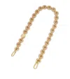 Loewe Leather Donut Chain Bag Strap In Beige