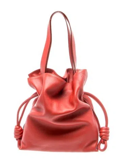 Pre-owned Loewe Leather Flamenco Knot In Multi