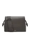 Loewe Leather Flamenco Satchel In Grey