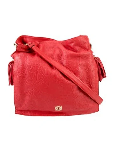 Pre-owned Loewe Leather Flamenco Tassel In Multi