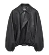 Loewe Nappa Lambskin Leather Jacket In Black