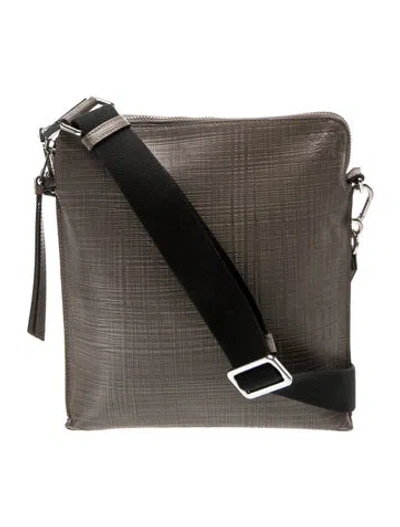 Pre-owned Loewe Leather Goya Reporter In Grey