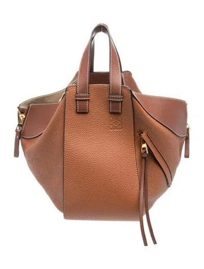 Pre-owned Loewe Leather Hammock In Brown