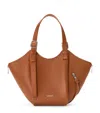 Loewe Leather Hammock Flip Tote Bag In Brown