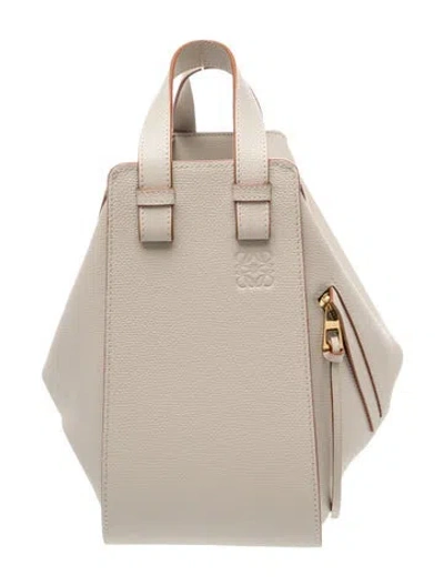 Pre-owned Loewe Leather Hammock In Neutral