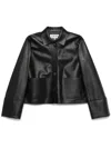 Loewe Leather Jacket In Black