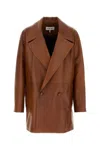 Loewe Giacca In Nappa Marrone Uomo In Brown