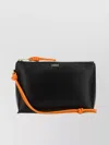 LOEWE LEATHER KNOT T POUCH WITH WRIST HANDLE