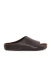 LOEWE LOEWE LEATHER LAGO SLIDES