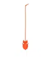 Loewe Leather Leaf Insect Charm In Orange