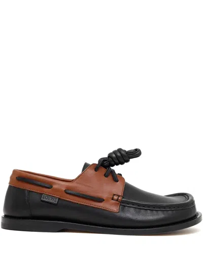 LOEWE LEATHER LOAFERS