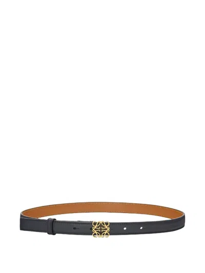 LOEWE LEATHER LOGO-PLAQUE BELT