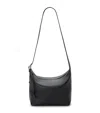 Loewe Loop Hobo In Supple Grained Leather Skin For Man In Black