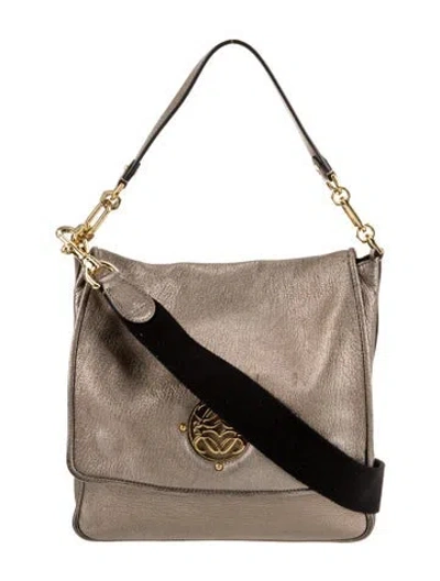 Pre-owned Loewe Leather Messenger Bag