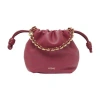 Loewe Mini Flamenco Purse Bag In Mellow Nappa Lambskin In Pink