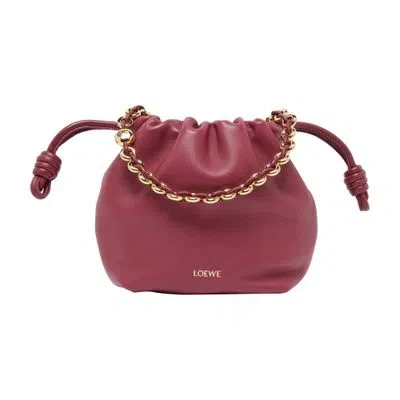 Loewe Leather Mini Flamenco Purse In Pink