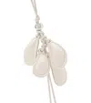 Loewe Leather Multi-shell Bag Charm In White