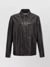 Loewe Embossed Anagram Leather Jacket