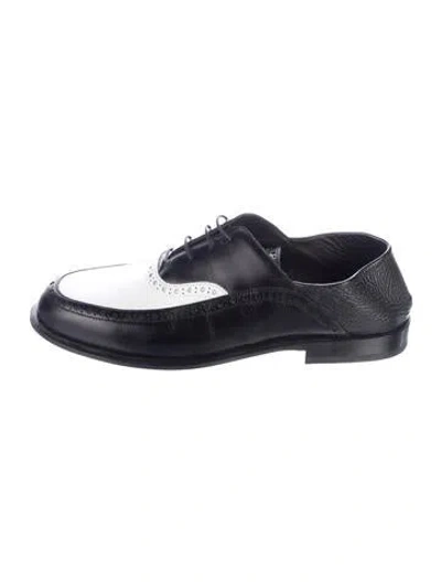 Pre-owned Loewe Leather Oxfords In Blue