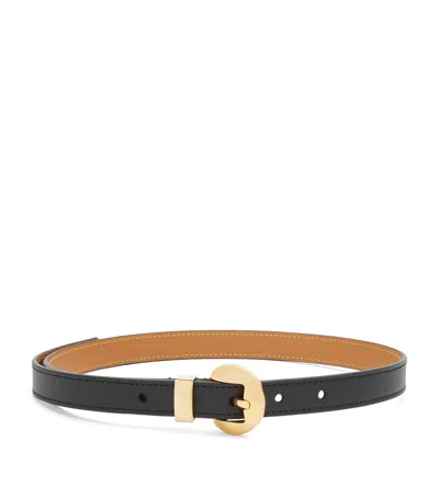 LOEWE LOEWE LEATHER PEBBLE BELT
