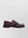 Loewe Leather Penny Strap Moccasins
