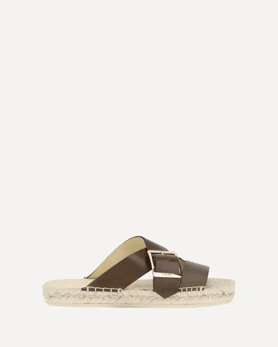 Loewe Leather Petal Espadrilles