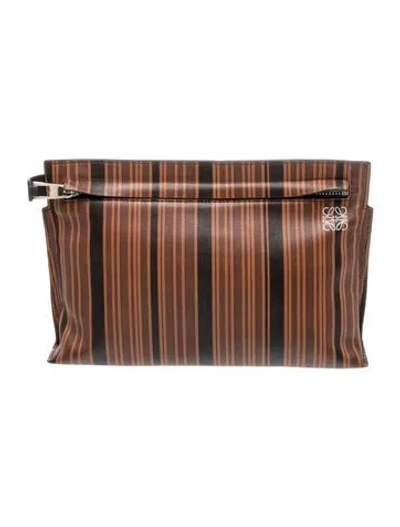 Pre-owned Loewe Leather Portfolio In Multi